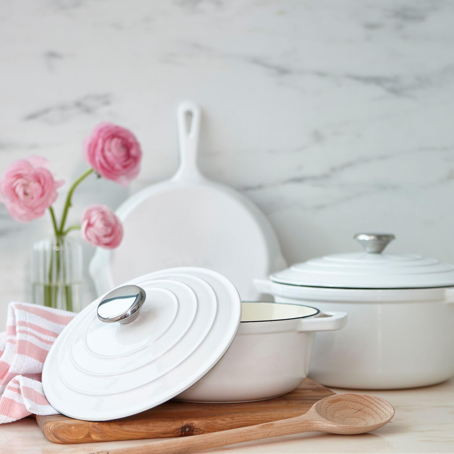 Amazon.com: Sur La Table Enameled Cast Iron Cookware Set
